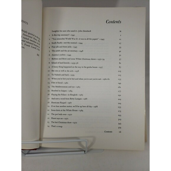 The Last Christmas Show by Bob Hope Hardcover 1974 Dust Jacket VTG Collectible - Picture 7 of 16